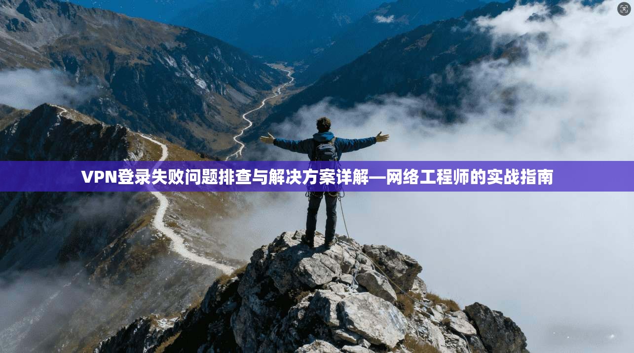 VPN登录失败问题排查与解决方案详解—网络工程师的实战指南
