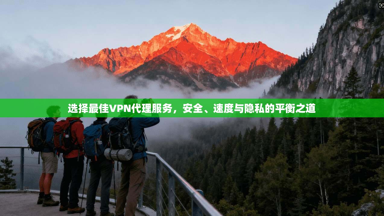 选择最佳VPN代理服务，安全、速度与隐私的平衡之道