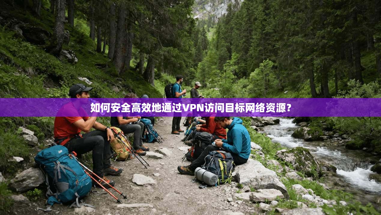 如何安全高效地通过VPN访问目标网络资源？