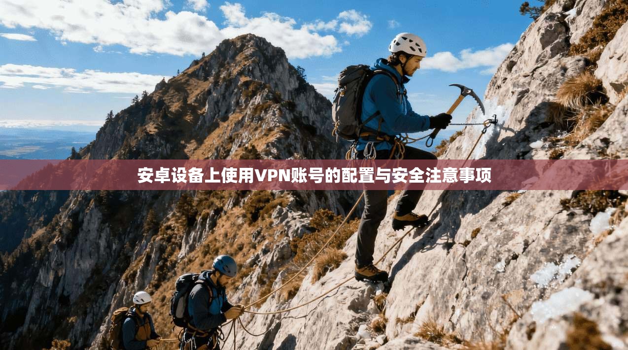 安卓设备上使用VPN账号的配置与安全注意事项
