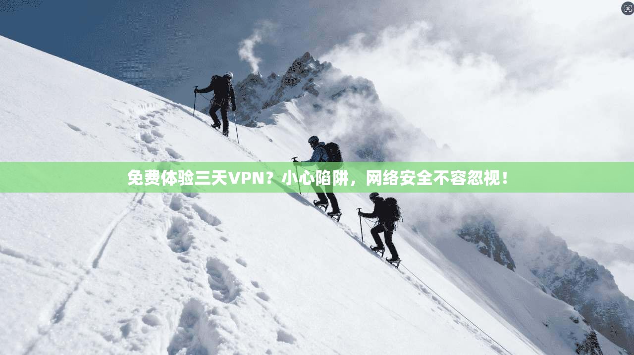 免费体验三天VPN？小心陷阱，网络安全不容忽视！