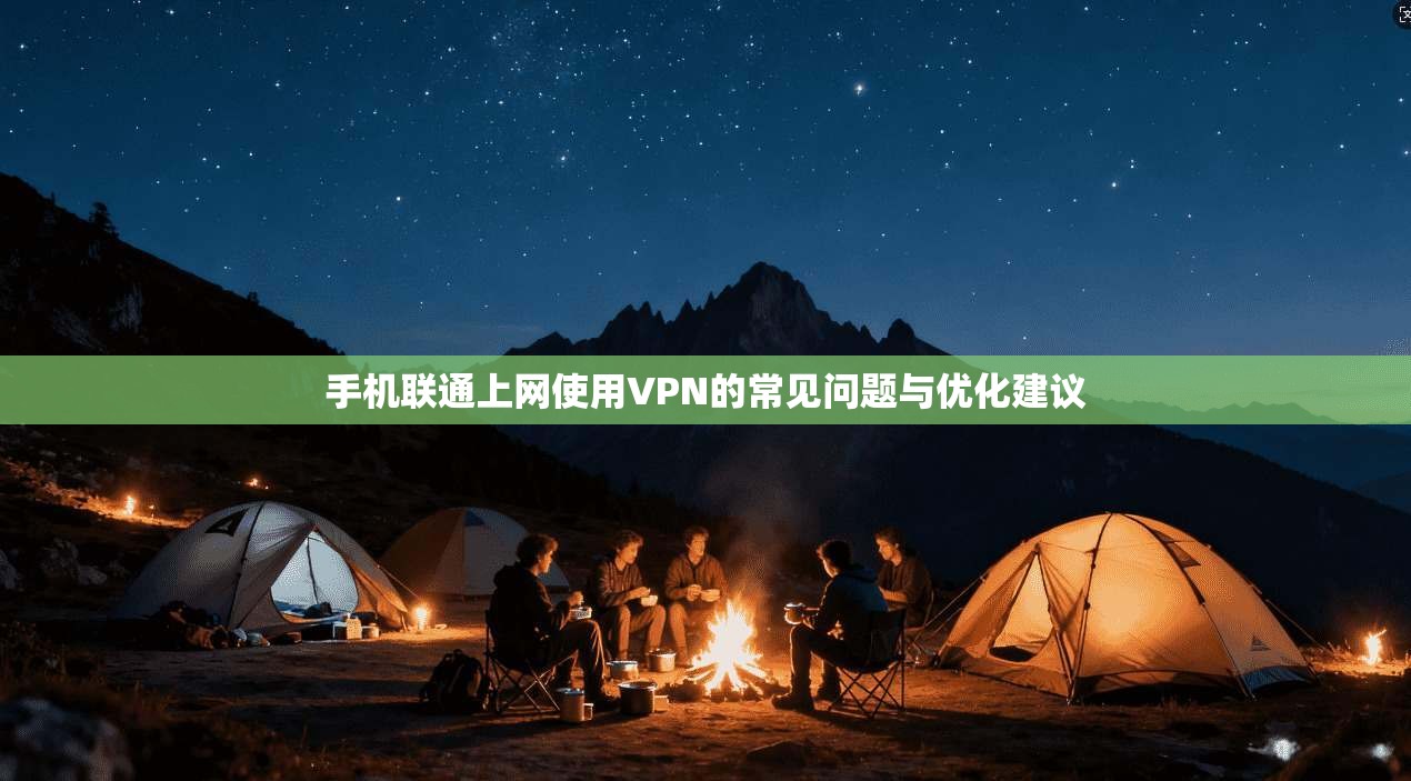 手机联通上网使用VPN的常见问题与优化建议