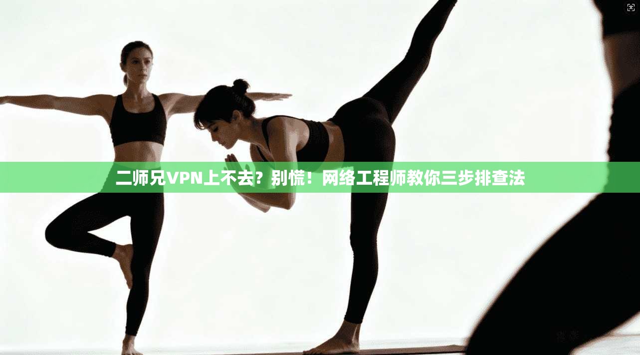 二师兄VPN上不去？别慌！网络工程师教你三步排查法