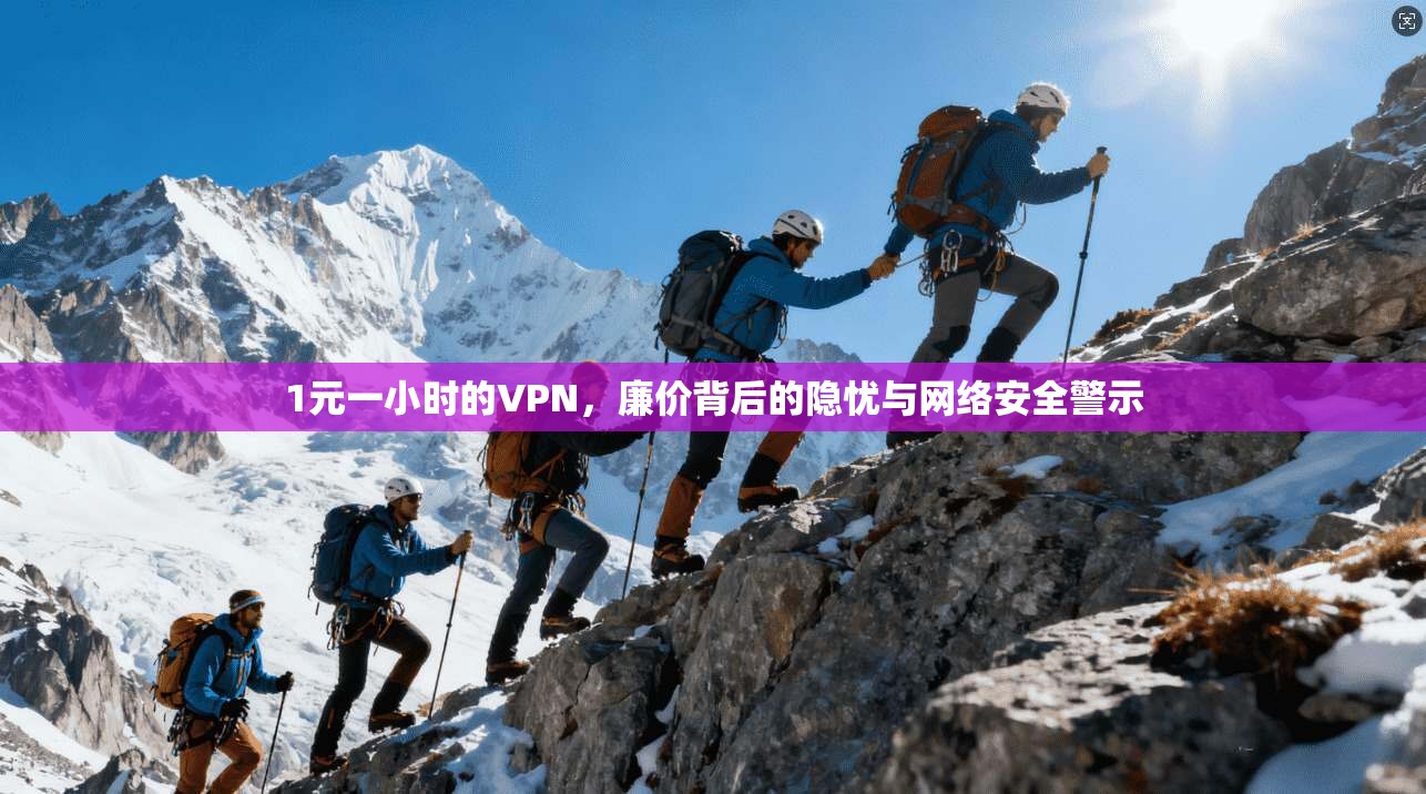 1元一小时的VPN，廉价背后的隐忧与网络安全警示