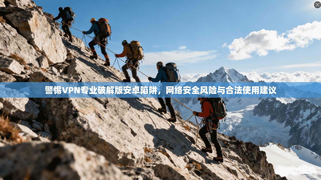 警惕VPN专业破解版安卓陷阱，网络安全风险与合法使用建议