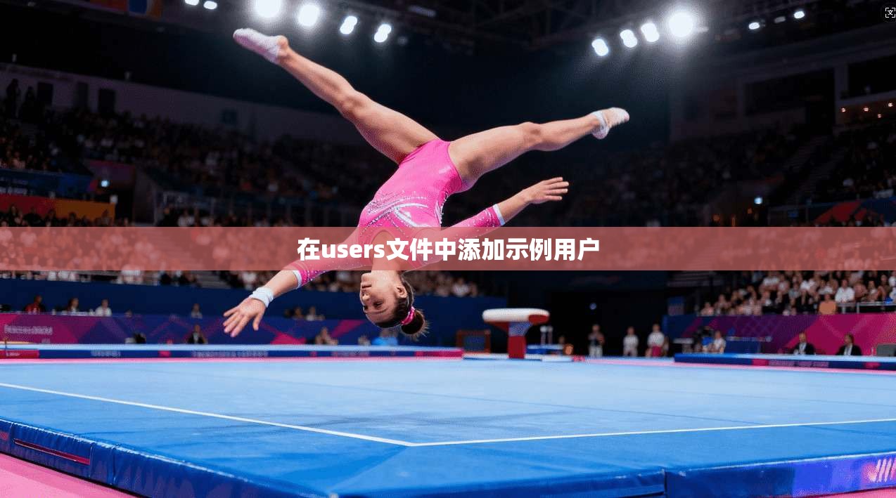 在users文件中添加示例用户