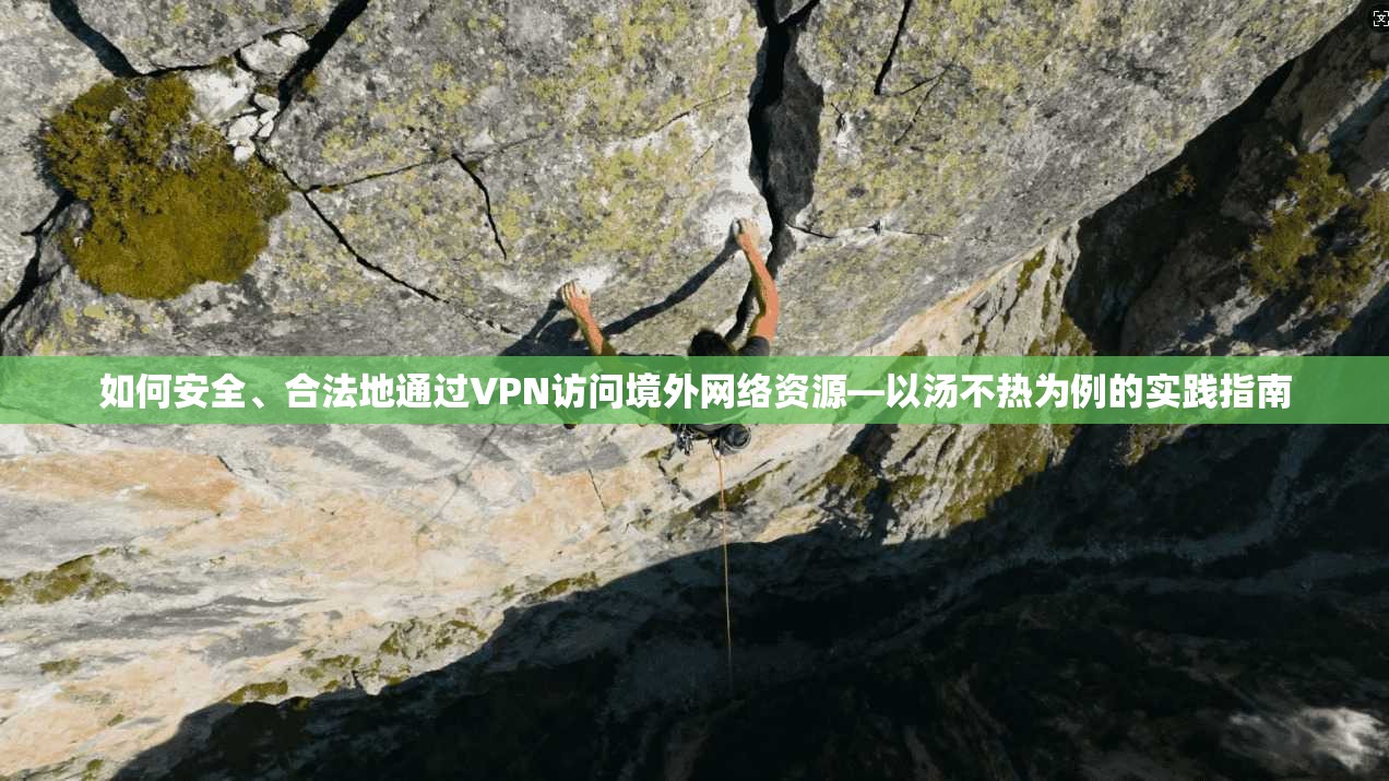 如何安全、合法地通过VPN访问境外网络资源—以汤不热为例的实践指南