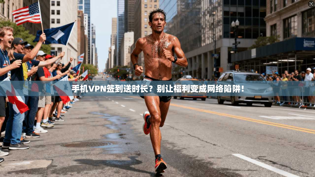 手机VPN签到送时长？别让福利变成网络陷阱！