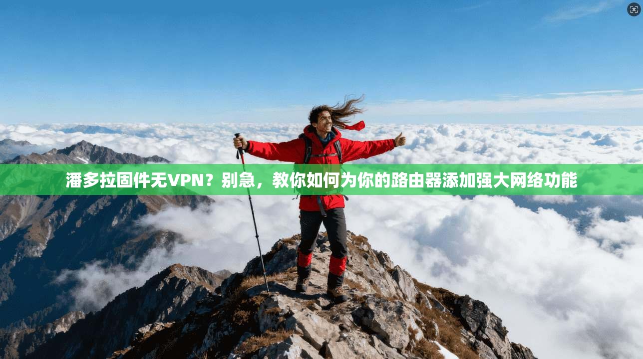 潘多拉固件无VPN？别急，教你如何为你的路由器添加强大网络功能