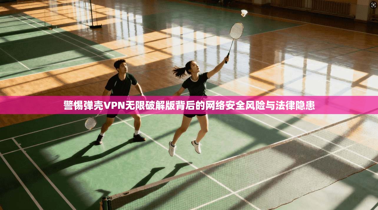 警惕弹壳VPN无限破解版背后的网络安全风险与法律隐患